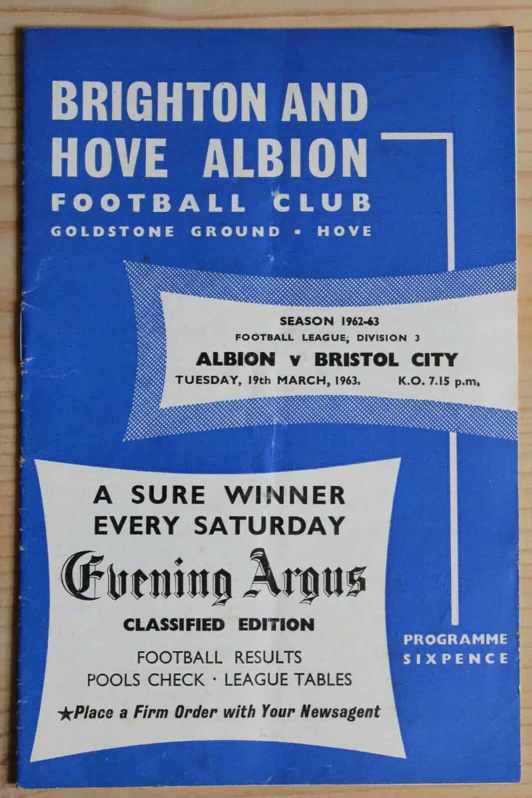 Brighton & Hove Albion FC v Bristol City FC